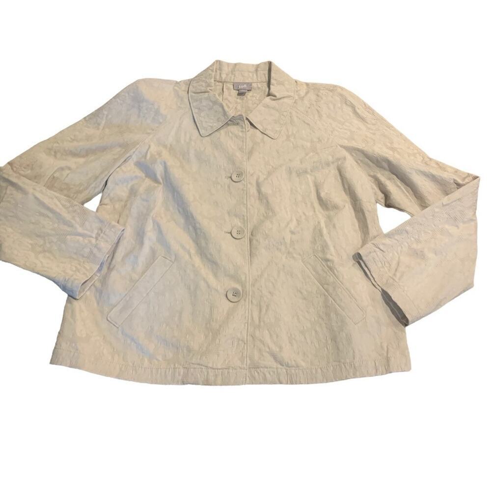 NWT J.Jill Women's Jute Tan Blazer Jacket Medium